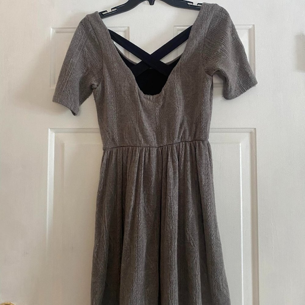 Grey Sweater Dress